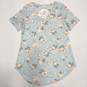 Lula roe Iris v-neck top blouse size XS